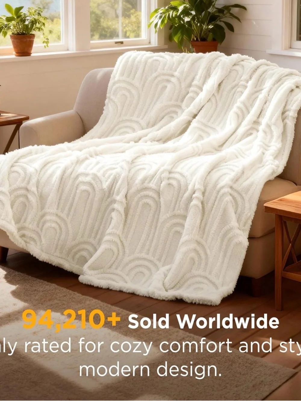 50”X60” Throw Blanket • Cozy Aesthetic Home Decor • Bedsure ✨🤍